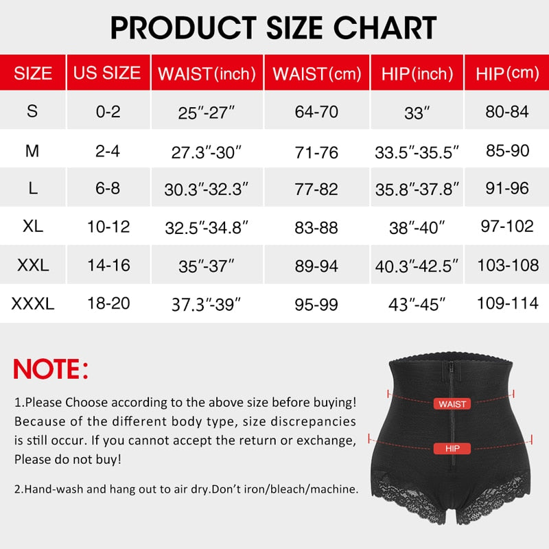 Buy Women Waist Trainer Tummy Control Panties Body Shaper High Waisted  Shapewear Briefs Butt Lifter Slimming Corset Seamless (Black, M/L) at